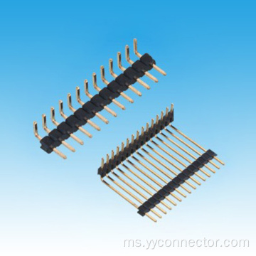 2.0mm baris tunggal r/a header pin tunggal/asas